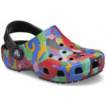 Crocs Classic Bubble Block Girls' Clogs Multicolor | Australia 1479VRWD